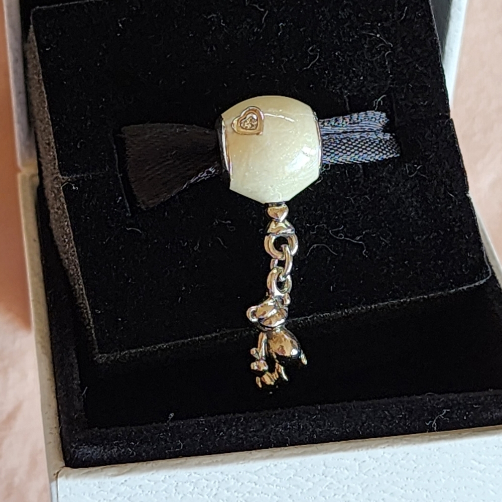 Pandora Teddy And Shimmering Balloon Dangle Charm - image 2